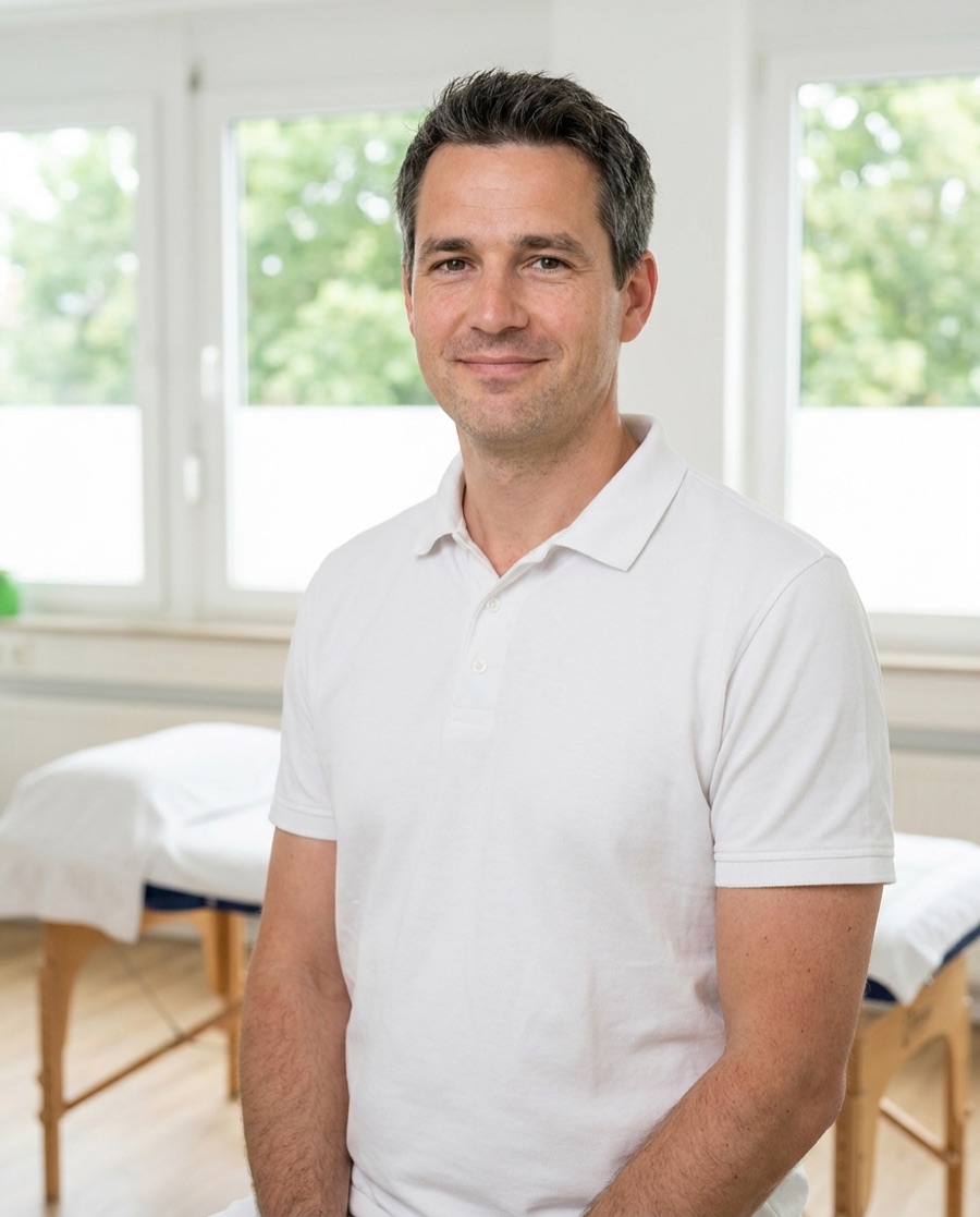 Hauke Petersen in seinem Behandlungsraum